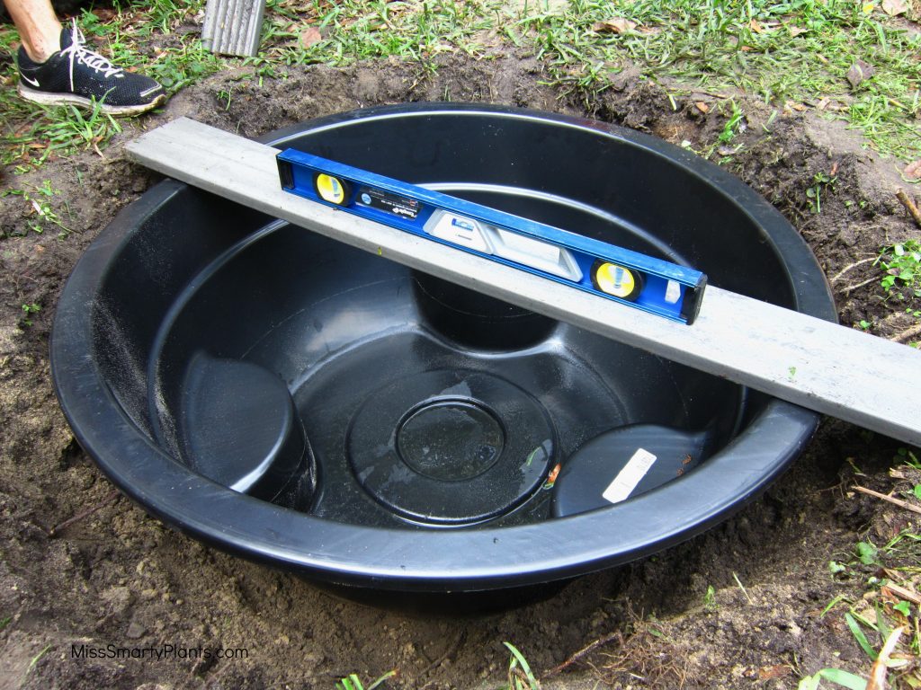 installing a disappearing fountain
